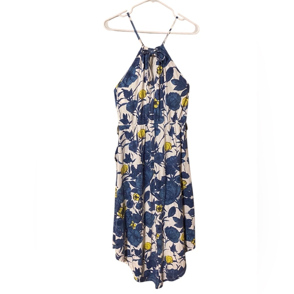 Patagonia Dress Womens Small Floral Sleeveless Midi Organic Cotton Asymmetrical - Picture 14 of 16